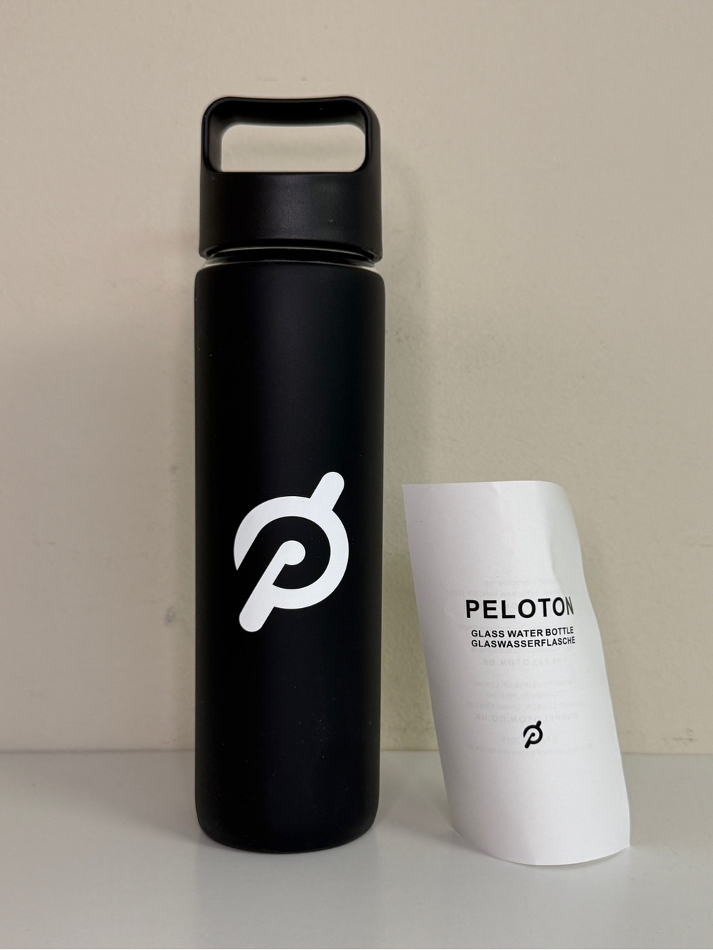 NWT - Peloton Glass Water Bottle, 16oz